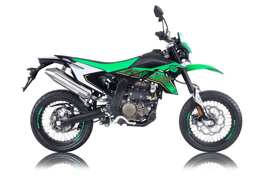 KL-KXE-125-dx-motard-verde
